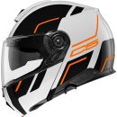 Schuberth C5 Master Klapphelm orange weiss schwarz