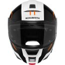 Schuberth C5 Master Klapphelm orange weiss schwarz