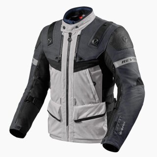 Revit Defender 3 GTX Motorrad-Jacke Textil silber grau