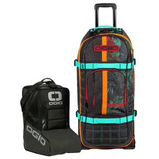 Ogio RIG 9800 Pro Reise-Rolltasche 125l türkis blau orange Tropic