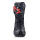 Alpinestars Supertech R Stiefel schwarz weiss neonrot neongelb