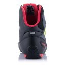 Alpinestars Faster-3 Rideknit Kurz-Stiefel schwarz rot neongelb