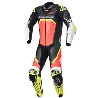 Alpinestars GP Tech v4 Kombi 1Pc schwarz neonrot neongelb