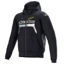 Alpinestars Chrome Ignition Motorrad-Hoodie schwarz gelb