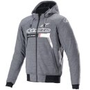 Alpinestars Chrome Ignition Motorrad-Hoodie grau