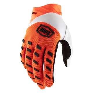 100% Airmatic Offroad-Handschuh neonorange weiss