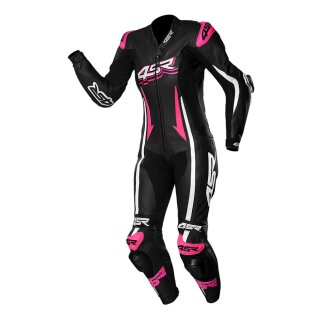 4SR Racing Lady Pink 020 Damen Lederkombi 1Pc schwarz rosa