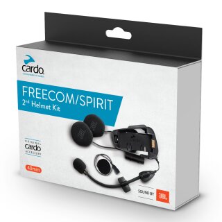 Cardo Audiokit Freecom, Spirit mit JBL Helm Kit schwarz