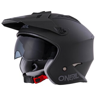 ONeal Volt Motorrad Trial-Helm Uni mattschwarz