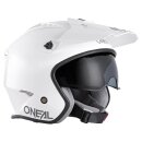 ONeal Volt Motorrad Trial-Helm Uni weiss