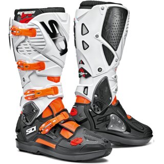 Sidi Crossfire 3 SRS Supermoto Stiefel orange schwarz weiss