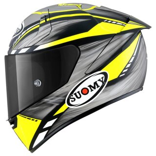 Suomy SR-GP On Board Helm Isle of Man matt grau neongelb