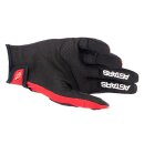 Alpinestars Techstar Motocross-Handschuh rot schwarz