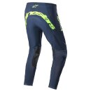 Alpinestars Supertech Bruin Motocross-Hose blau neongelb