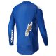Alpinestars Supertech Bruin Motocross-Hemd blau gold