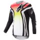 Alpinestars Racer Semi Motocross-Hemd schwarz weiß rot