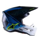 Alpinestars S-M5 Rayon Crosshelm matt blau weiß