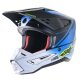 Alpinestars S-M5 Rayon Crosshelm matt blau wei