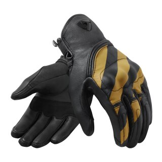 Revit Redhill Motorrad Leder-Handschuh schwarz gelb