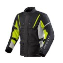 Revit Horizon 3 H2O Motorrad-Jacke Textil schwarz neongelb