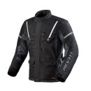 Revit Horizon 3 H2O Motorrad-Jacke Textil schwarz weiß