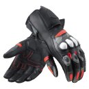 Revit League 2 Motorrad-Handschuh schwarz neonrot