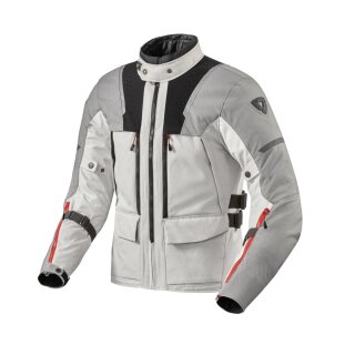 Revit Offtrack 2 H2O Motorrad Enduro-Jacke grau silber