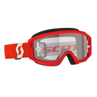 Scott Primal rot weiß Crossbrille klar