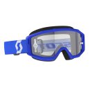 Scott Primal blau weiß Crossbrille klar