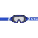 Scott Primal blau weiß Crossbrille klar