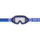 Scott Primal blau weiß Crossbrille klar