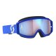 Scott Primal blau weiß Crossbrille blau verspiegelt