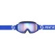 Scott Primal blau weiß Crossbrille blau verspiegelt