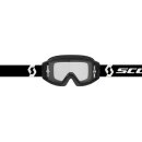 Scott Primal schwarz weiß Crossbrille klar