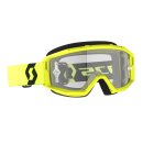 Scott Primal gelb schwarz Crossbrille klar
