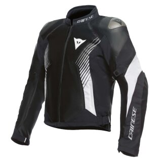 Dainese Super Rider 2 Motorrad-Jacke schwarz schwarz weiß