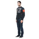 Dainese Air Fast Tex Motorrad-Jacke schwarz grau neonrot