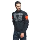 Dainese Air Fast Tex Motorrad-Jacke schwarz grau neonrot