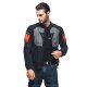 Dainese Air Fast Tex Motorrad-Jacke schwarz grau neonrot