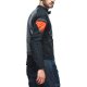 Dainese Air Fast Tex Motorrad-Jacke schwarz grau neonrot