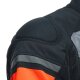 Dainese Air Fast Tex Motorrad-Jacke schwarz grau neonrot