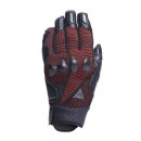 Dainese Unruly Ergo-Tek Motorrad-Handschuh schwarz neonrot