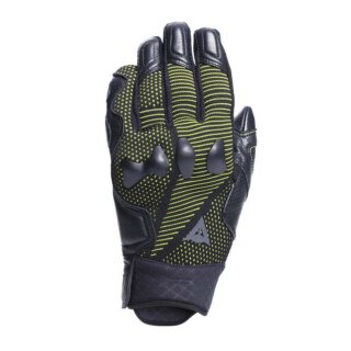 Dainese Unruly Ergo-Tek Motorrad-Handschuh grau neongrün