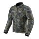Revit Shade H2O Motorrad-Jacke Textil camo grau