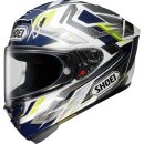 Shoei X-SPR Pro Escalate Helm TC-2 blau weiß neongelb