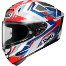 Shoei X-SPR Pro Escalate Helm TC-10 rot blau weiß