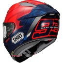 Shoei X-SPR Pro Marquez7 TC-1 Integral-Helm rot blau