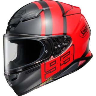 Shoei NXR2 MM93 Collection Track TC-1 Helm rot grau