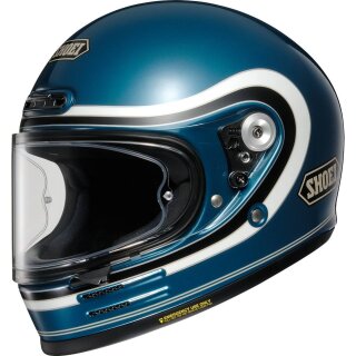 Shoei Glamster 06 Bivouac Retro-Helm TC-2 blau weiß
