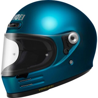 Shoei Glamster 06 Retro-Helm Uni laguna blau